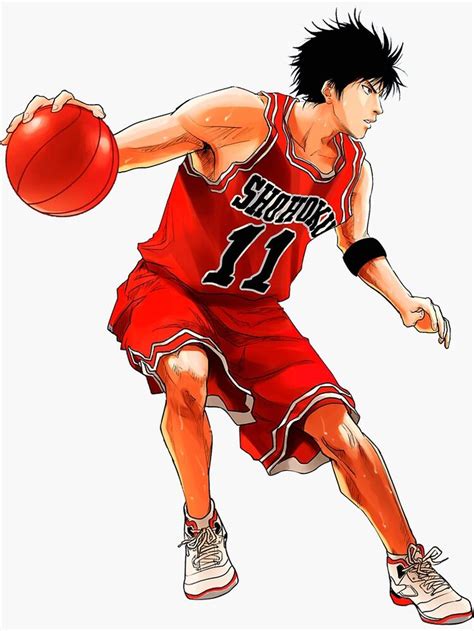 "The Fox Kaede Rukawa Slam dunk" Sticker by ArtxcL | Slam dunk, Slam ...