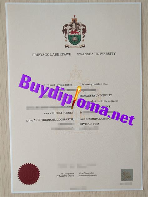 Buy Fake Swansea University Degree | Fake College Diploma, Fake Degree ...