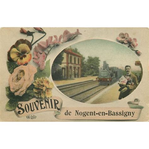 Nogent En Bassigny Train Entrant En Gare