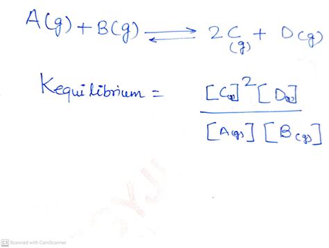 Solved Write The Equilibrium‑constant Expression For The Reaction Shown Course Hero