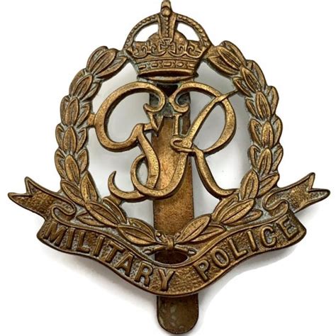 Ww2 Royal Military Police Corps Rmp Cap Badge George Vi