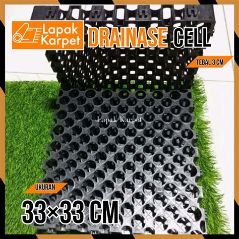 Jual Drainase Cell Alas Rumput Sintetis Ukuran Satuan Tebal