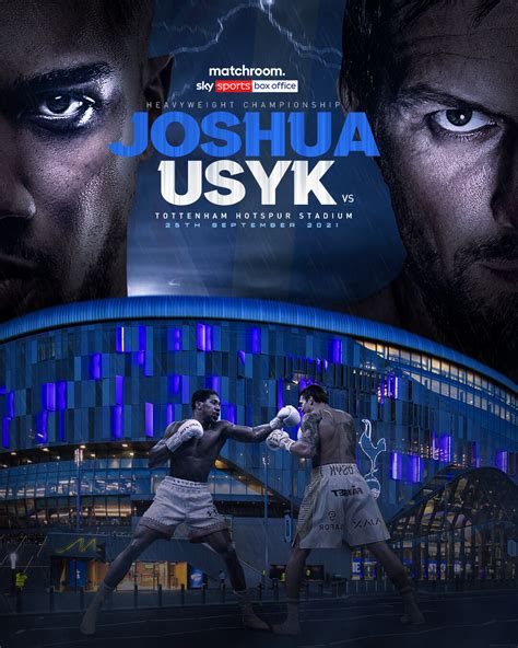 Usyk Vs Joshua 2 Poster - Anthony Joshua Vs Oleksandr Usyk Poster Boxing Hand Made Etsy