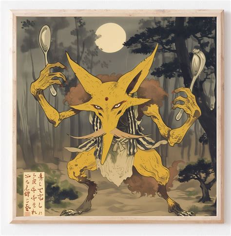 Alakazam Pokemon Wall Art DOWNLOAD, Vintage Ukiyo-e Style Pokemon ...