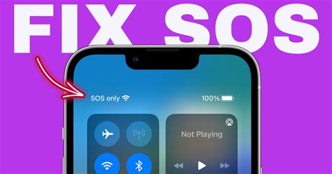 What Does Sos Mean On Iphone Easy Methods To Fix It