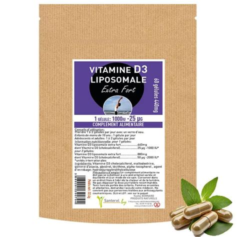 VITAMINE D3 LIPOSOMALE Bienfaits Et Utilisation Au Meilleur Prix