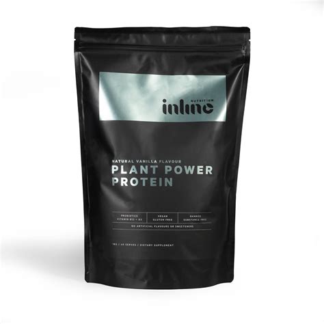 Plant Power Protein Vanilla 1kg Inline Nutrition