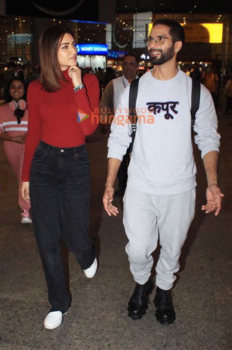 Photos Shahid Kapoor and Kriti Sanon snapped at the airport (4) | Kriti ...