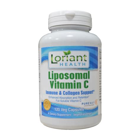 Liposomal Vitamin C - 120 Veg Caps - Loriant Health