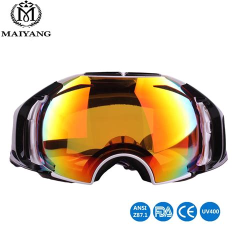 Buy Winter Outdoor Ski Goggles Men Women Double Uv400