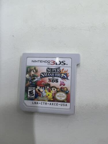 Super Smash Bros Nintendo 3ds Nintendo 3ds 2014 Cartridge Only Tested