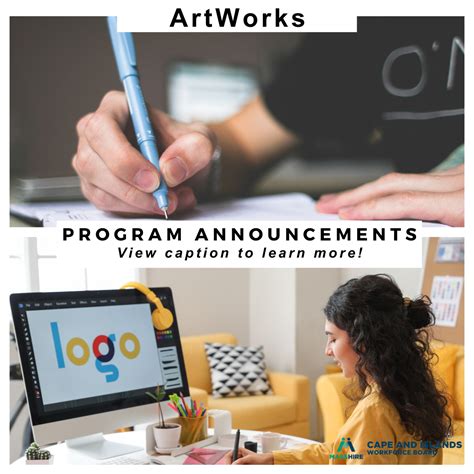 Artworks Program Announcements Masshire Cape And Islands Workforce Board