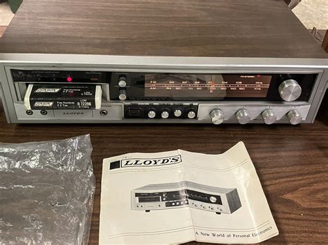 Vintage Lloyds Amfm Stereo 8 Track Player Recorder 1975 Ebay