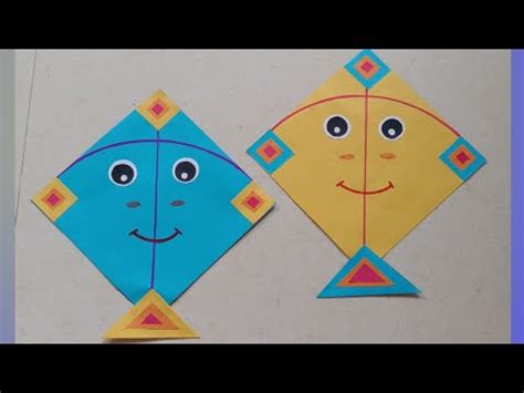 Makar Sankranti Decoration Ideas Kite Making For Makar Sankranti