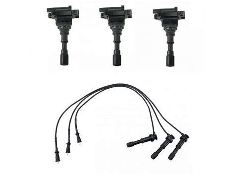 Ignition Coil And Spark Plug Wire Set For 2003 2006 Kia Sorento 35l V6