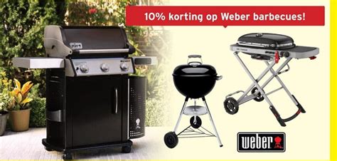 10 Korting Op Weber Barbecues Aanbieding Bij Heuts