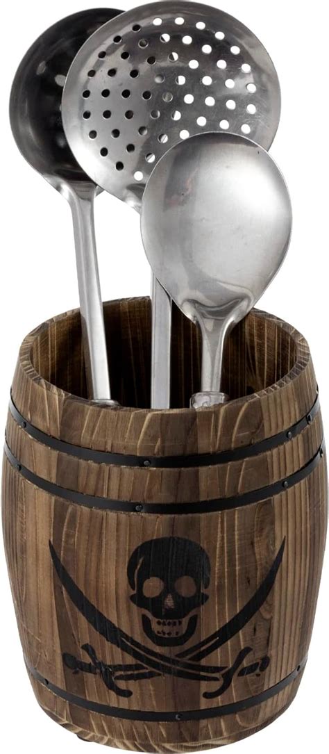 Amazon Mygift Rustic Burnt Wood Pirates Rum Cask Style Kitchen