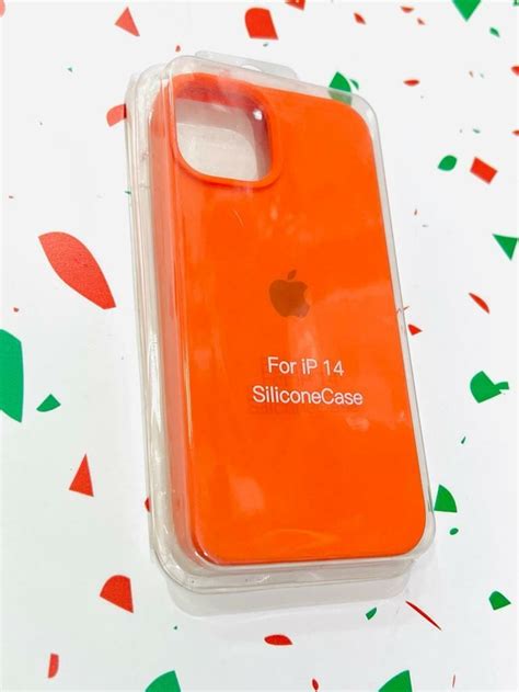 SILICONE CASE NARANJA IPH 14 Comprar En Amo Mi Celu