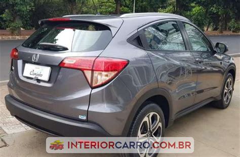 Honda Hr v 1 8 16v Flex Ex 4p Automático Cinza Flex 2018 Usado