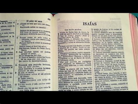 La Biblia Isaías Libro completo Reina Valera 1960 YouTube