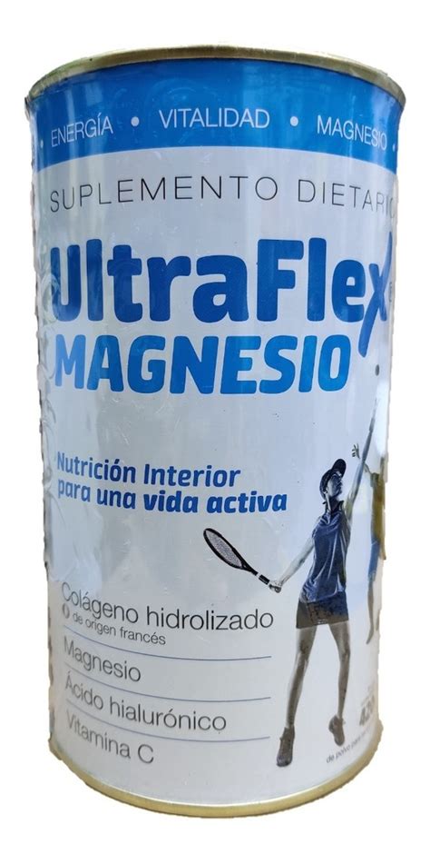 Ultraflex Magnesio Colágeno Hidrolizado 420gr En Polvo BOSAROND ONLINE