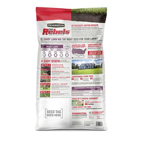 Pennington The Rebels Shady Lawn Grass Seed Blend