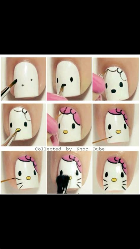 Pin by YOANNA TORRES on Uñas hello kitty in 2024 Hello kitty nails