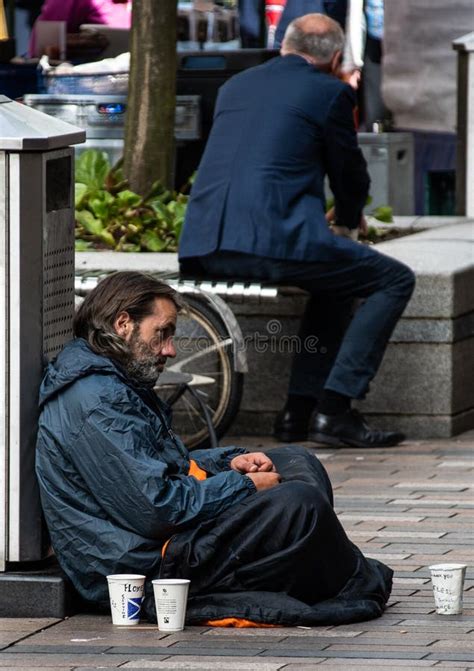 Homeless Ignored Editorial Stock Image Image Of Road 58998079