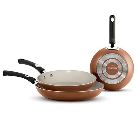 Tramontina Ceramic Reinforced Nonstick Fry Pans Set Of 3 Made In The