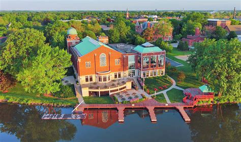 Saint Norbert College Campus Center on the Fox River Photograph by ...