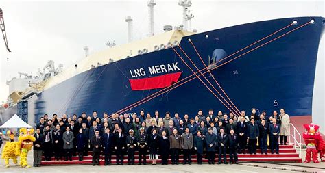 ロシア・ヤマルlngプロジェクト向け新造lng船“lng Merak”と命名 ～ 中国で建造するlng船4隻の2番船が竣工 ～ 商船三井