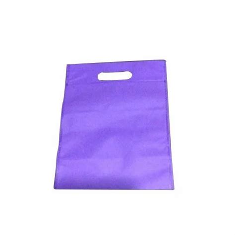 Pp Non Woven Fabric Purple D Cut Non Woven Carry Bag Capacity 3 Kg At