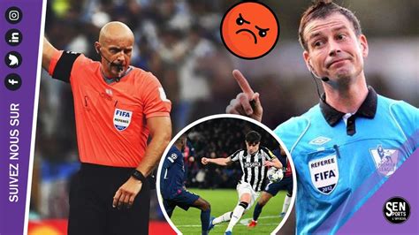 Psg Newcastle Un Ex Arbitre D Nonce Le Penalty Accord Kylian Mbapp