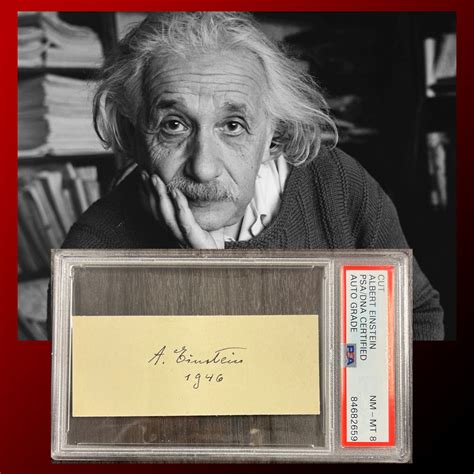 Lot Detail Albert Einstein Superb Autographed And Dated Album Page Segment Psadna Encapsulated