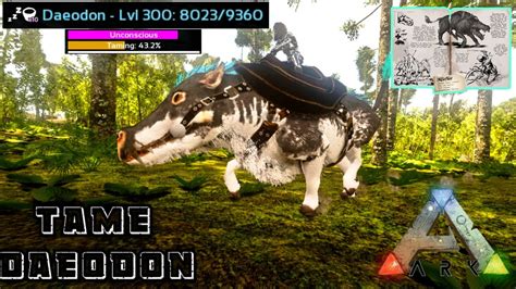 Ark Mobile Daeodon Tamimg How To Tame Daeodon Episode 37