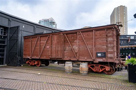 Trains at the Toronto Railway Museum. Editorial Stock Image - Image of ...