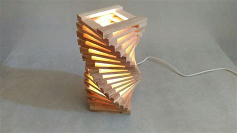 Wooden Design Lamp Made By Luneetanimo