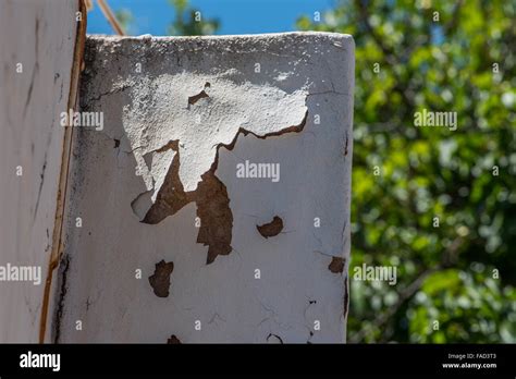 Paint Peeling Off Plaster Wall High Resolution Stock Photography And