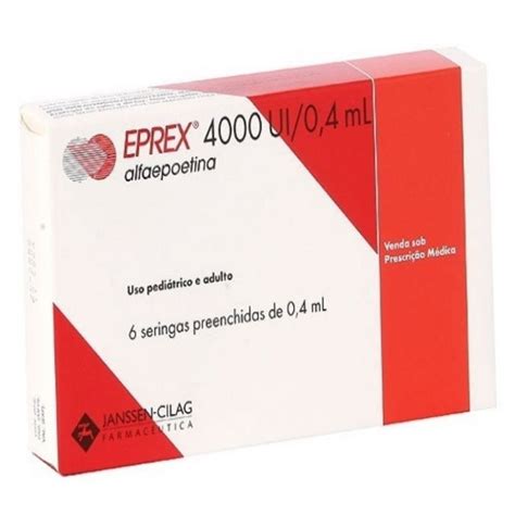 Eprex 4000IU 0 4 Ml Injection Recombinant Human Erythropoietin Alfa