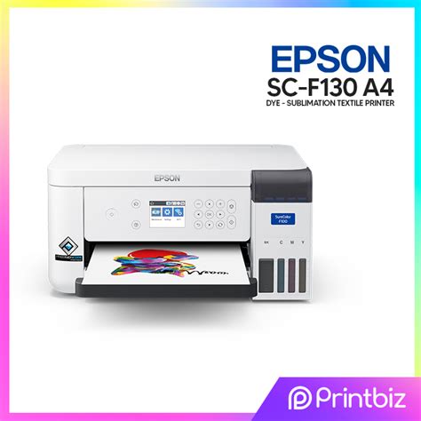 Epson SureColor F130 A4 Size Dye Sublimation Textile Printer CMYK