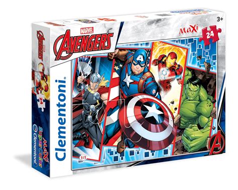 Marvel Avengers - 24 pcs - Supercolor Puzzle - Clementoni