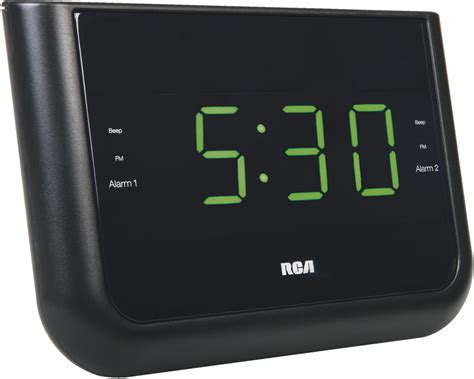 RCA Dual Wake Up USB Charging Digital FM Clock Radio Black Canadian Tire