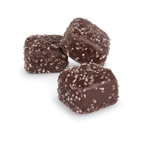 Dark Chocolate Sea Salt Caramels 1 Lb