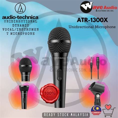 Original Set Audio Technica Atr X Unidirectional Dynamic Vocal