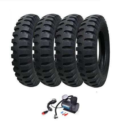 Pneu Militar Pirelli Anteo 650 X 16 Ctt 10 Lonas At06 Jogo 4 Unidades Jeep Militar Peças