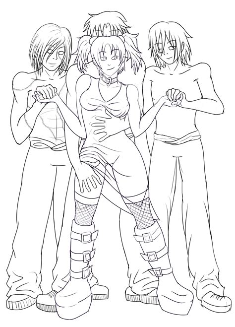 Lineart By CactuarTamer Hentai Foundry