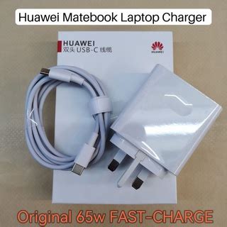 Huawei Matebook D D D Charger Uk Adapter With A Type C Usb