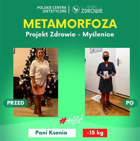 Niesamowita metamorfoza Pani Ksenia schudła 15 kg w Projekt Zdrowie