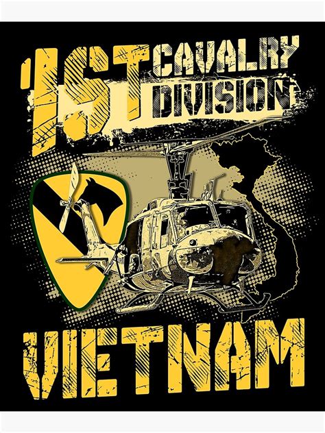 Uh1 Huey Helicopter 1st Cavalry Division Vietnam Veteran 1st Cavalry