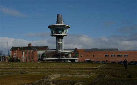 The Viewing Tower Segedunum Roman Fort Habiloid Geograph